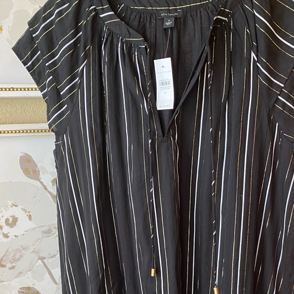 NWT Ann Taylor Metallic Shift Dress - Picture 7 of 10